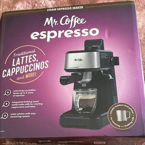 Mr. Coffee Black Espresso Maker